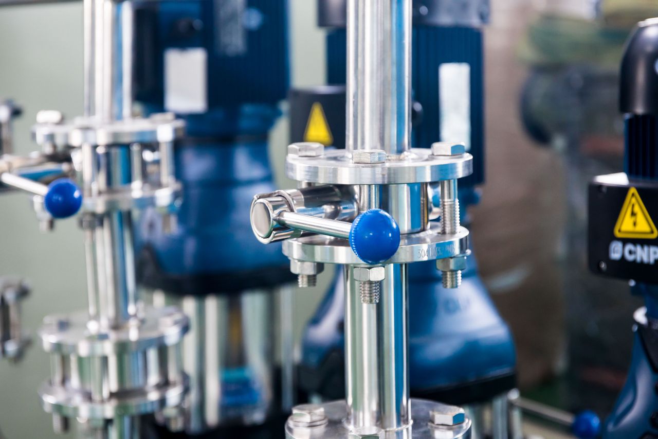 our-story New modern metal tool was installed in factory building to obtain better production results